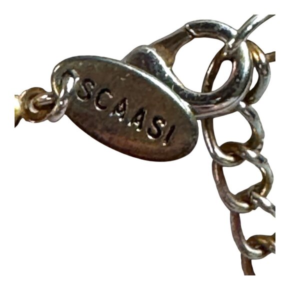 Vintage Scaasi Gold-Tone Demi Parure Runway Rhinestone Beaded Statement Necklace - Picture 5 of 8